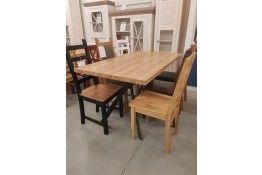 Стол обеденный 1500*800 массив дуба (образец с выставки)